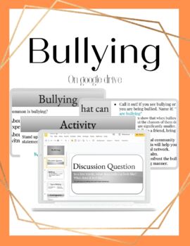 Preview of SEL **Digital** Bullying Lesson NO PREP