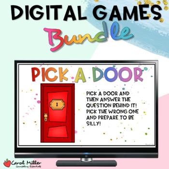 Preview of Digital Games Bundle | SEL Games | Morning Meeting Activities