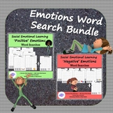 SEL Emotions Word Search Bundle - 14 'Positive' and 'Negat