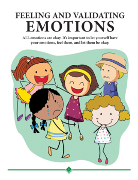 Preview of SEL: Feeling and Validating Emotions - Lesson Plans and Activities