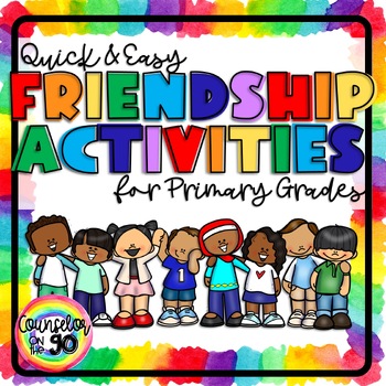 Preview of SEL Friendship Activities for Independent Group Classroom 