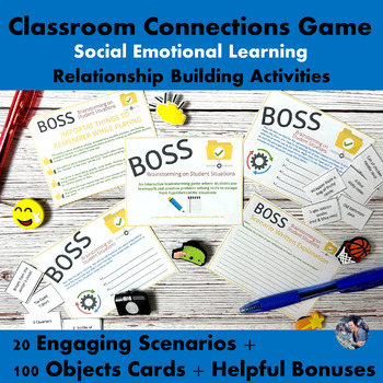 Preview of SEL Game- Social Emotional Learning Activities- Social Skills + Team Building