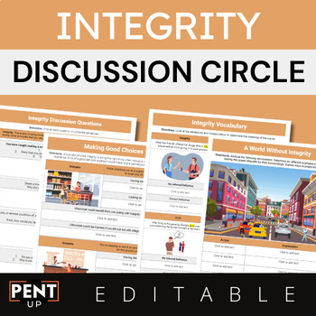 Preview of SEL - Integrity Unit: Discussion + Extension Activities