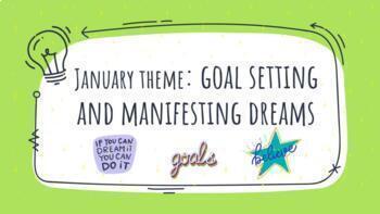 Preview of SEL January - Goals and Dreams (Distance Learning) 