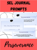 SEL Journal Prompts - Perseverance (Editable)