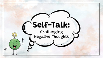 Preview of SEL Lesson: Challenging Negative Self-Talk