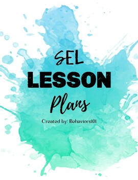 Preview of SEL Lesson Plans Bundle