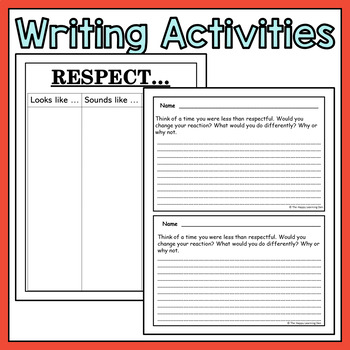 SEL Lesson Plans and Activities RESPECT AND RESPONSIBILITY BUNDLE