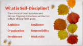 SEL Lesson- Self-Discipline