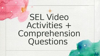 Preview of SEL Mini Video Lessons for High School- PPT 15 slides!