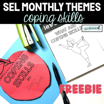 Preview of SEL Monthly Themes | FREEBIE | Coping Skills