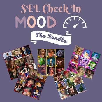 Preview of SEL Mood Meter Check In: The Bundle