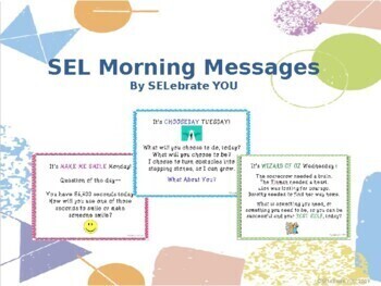 Preview of SEL Morning Messages