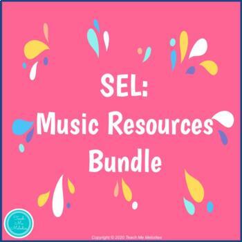 Preview of SEL Music Resources Bundle: Feelings, Coping Skills, and Emotions in Music