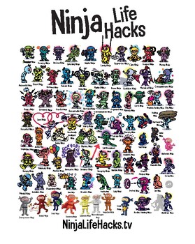 Preview of SEL Ninja Life Hacks Poster (8'x10")