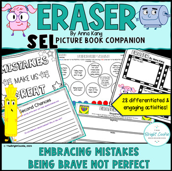 Preview of SEL Picture Book: Eraser - Elementary Activities for Social Emotional Learning