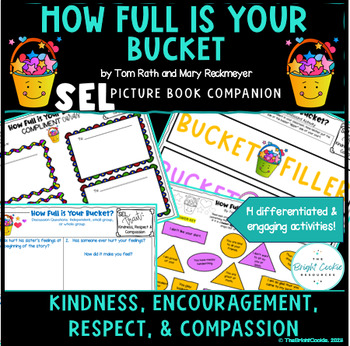 Preview of SEL Picture Book: How Full is Your Bucket | Elementary Worksheets & Activities