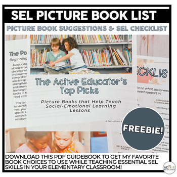 Preview of SEL Picture Book List & Guide | FREEBIE!