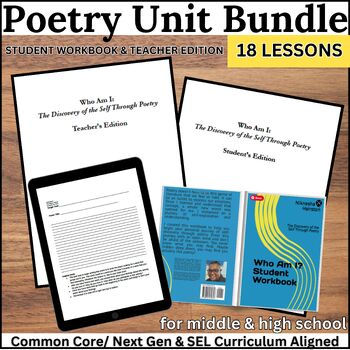 Preview of SEL Poetry Units Bundle: Reading, Analysis, Writing Poetry Unit Plans