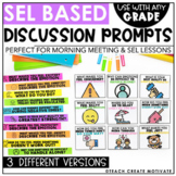 Social Emotional Learning Prompt Cards - Morning Meeting -