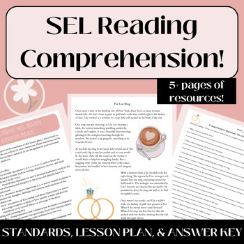 Preview of SEL Reading Comprehension - Honesty and Integrity - Passage and Questions