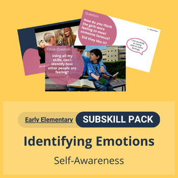 Preview of SEL Resource Pack: 'Identifying emotions'  Pack for Early Elementary