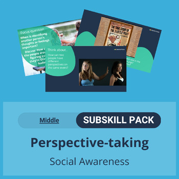 Preview of SEL Resource Pack: 'Perspective-taking' Pack for Middle