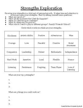 SEL/Self-Awareness Worksheet Packet-no prep for classroom, groups, or ...