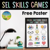 SEL Skills That Board Games Build - Free Poster and Worksheet