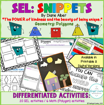Preview of SEL Book Companion: Snippets- Elementary Activities on SEL Concepts AND Polygons