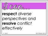 SEL Social Emotional Learning - I Can Statements - 4th Grade