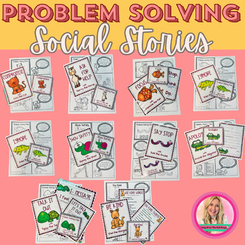 Preview of SEL Social Skills Books K-2: Problem Solving