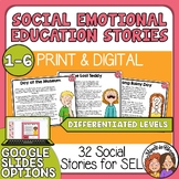 SEL Social Stories Task Cards - Determining Emotion in Eng