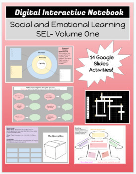 Preview of SEL Social and Emotional Learning Digital Interactive Notebook 