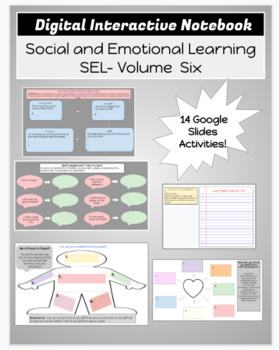Preview of SEL Social and Emotional Learning Digital Interactive Notebook Volume Six