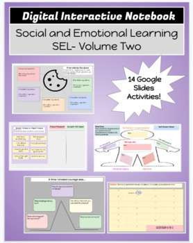 Preview of SEL Social and Emotional Learning Digital Interactive Notebook Volume Two
