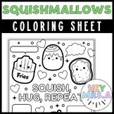 SEL Squishmallow Coloring Sheet | May Mental Health Awaren