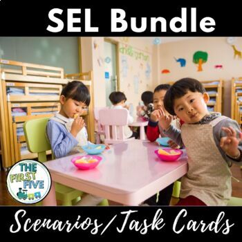 Preview of SEL Task Cards and Social Scenarios Discussion Cards