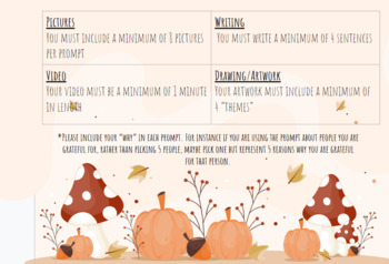 Preview of SEL Thanksgiving Activity