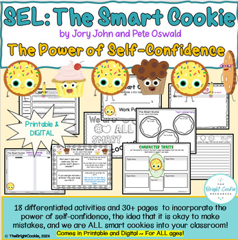 Preview of The Smart Cookie Book Companion Activities | Elementary SEL Read Aloud | No Prep