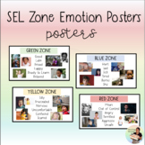SEL Zone Emotions Posters- real kid pictures + easy to rea