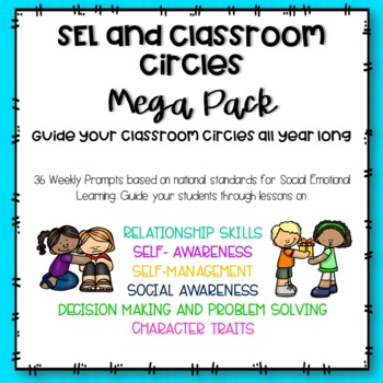 Preview of SEL and Classroom Circle Weekly Mega Pack
