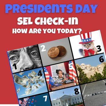 Preview of SEL check-in PRESIDENTS' DAY Feb Freebie, How are you on a scale?