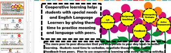 Preview of SEL cooperative learning task cards ELL ESL Sped Speech