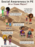 SEL in PE Visual Series: Social Awareness- Be a Team Player!