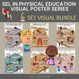 SEL in Physical Education Poster Series- 6 Set Visual Bundle