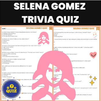 Pop Music Quiz by Cre8tive Resources