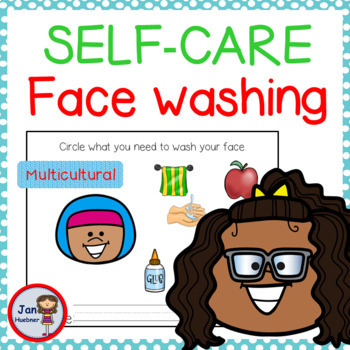 Preview of SELF CARE PRESCHOOL Kindergarten I Wash My Face Worksheets Activities