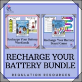 SELF CARE WORKBOOK & BOARD GAME - Recharge Your Battery - BUNDLE