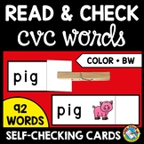 BLENDING CVC CARD READING WORD WORK ACTIVITY DECODING KIND